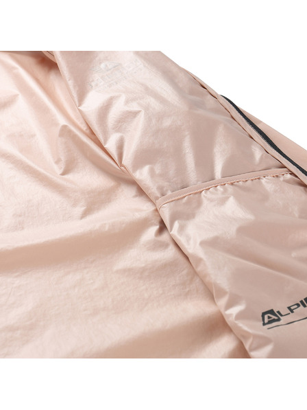 ALPINE PRO Dámská ultralehká bunda s úpravou dwr ALPINE PRO SPINA 2 peach whip