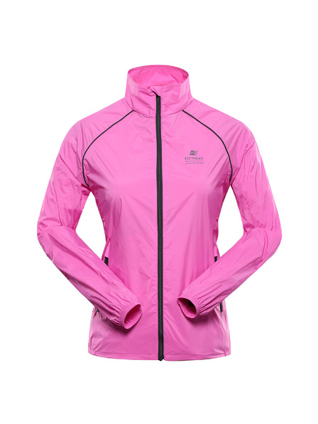 ALPINE PRO Dámská ultralehká bunda s úpravou dwr ALPINE PRO SPINA 2 neon pink