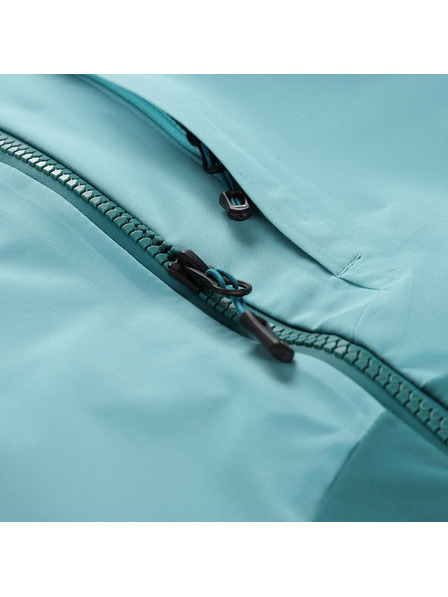 ALPINE PRO Dámská nepromokavá bunda s ptx membránou ALPINE PRO ZARRA aqua sea