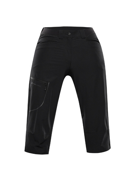 ALPINE PRO Dámské softshellové capri kalhoty ALPINE PRO WEDERA 2 black