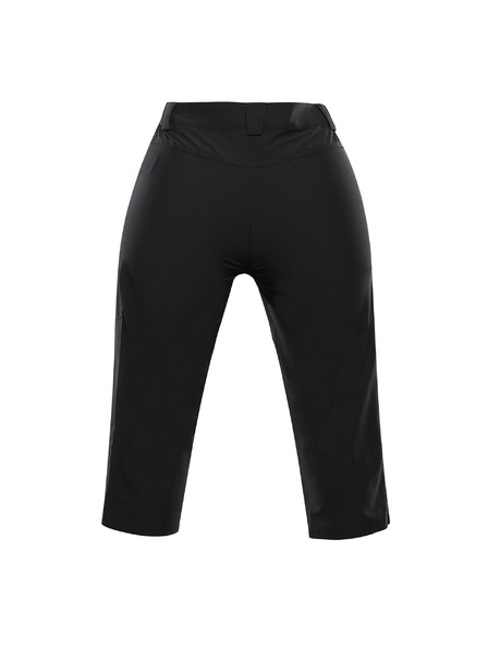 ALPINE PRO Dámské softshellové capri kalhoty ALPINE PRO WEDERA 2 black