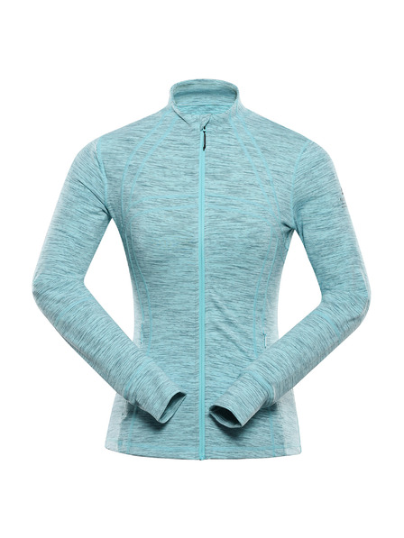 ALPINE PRO Dámská rychleschnoucí mikina ALPINE PRO GOLLA 2 aqua sea