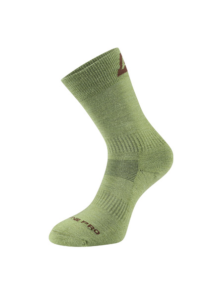 ALPINE PRO Antibakteriální ponožky z merino vlny ALPINE PRO ERATE turtle green
