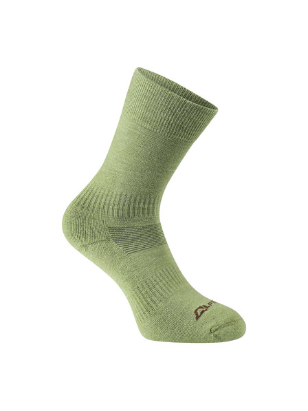 ALPINE PRO Antibakteriální ponožky z merino vlny ALPINE PRO ERATE turtle green