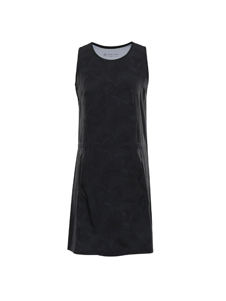 ALPINE PRO Dámské rychloschnoucí šaty s cool dry ALPINE PRO COLEENA 2 black varianta pc