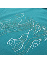 ALPINE PRO Dámské rychloschnoucí triko s cool dry ALPINE PRO NEGA 2 bayou varianta pa