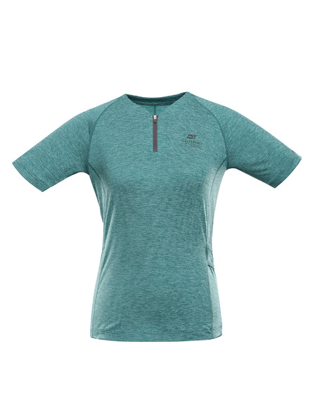 ALPINE PRO Dámský rychleschnoucí cyklistický dres ALPINE PRO GERETA 2 aqua sea