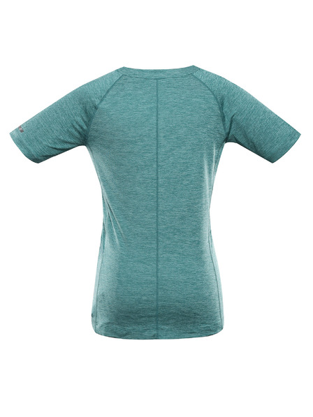 ALPINE PRO Dámský rychleschnoucí cyklistický dres ALPINE PRO GERETA 2 aqua sea