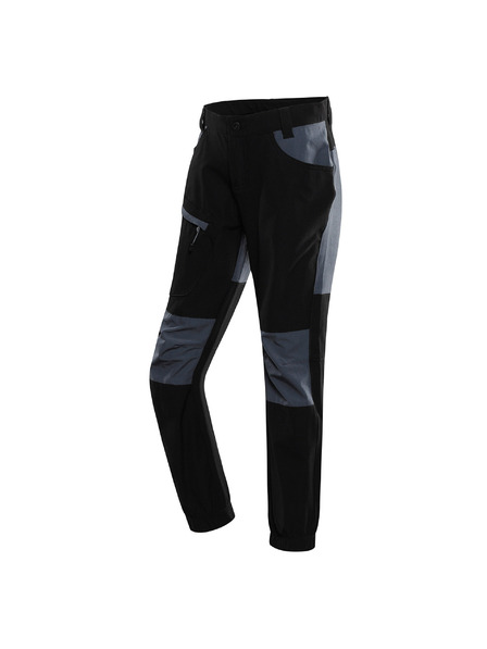 ALPINE PRO Dětské softshellové kalhoty ALPINE PRO AKANO black
