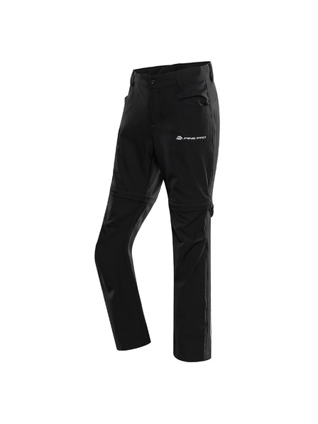 ALPINE PRO Dětské kalhoty s odepinatelnými nohavicemi ALPINE PRO NESCO 2 black