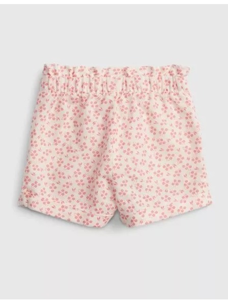 GAP Baby lněné květované kraťasy Utility GAP