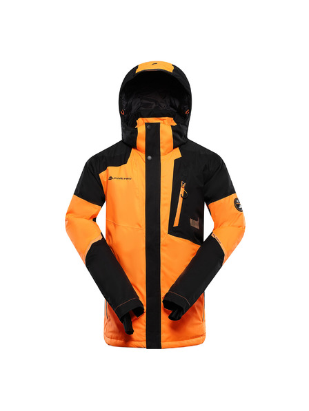 ALPINE PRO Pánská lyžařská bunda s membránou ptx snow ALPINE PRO DEAR neon shocking orange