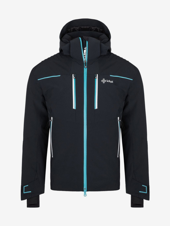 Kilpi Černá pánská lyžařská bunda Kilpi TEAM JACKET-M