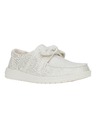 Hey Dude Dámské stříbrné slip on tenisky Hey Dude