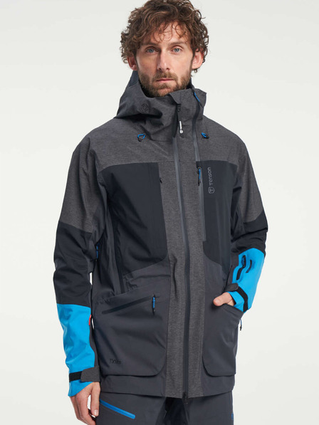 Tenson pánská skialpová membránová bunda TENSON Touring Shell Jacket M tmavě šedá