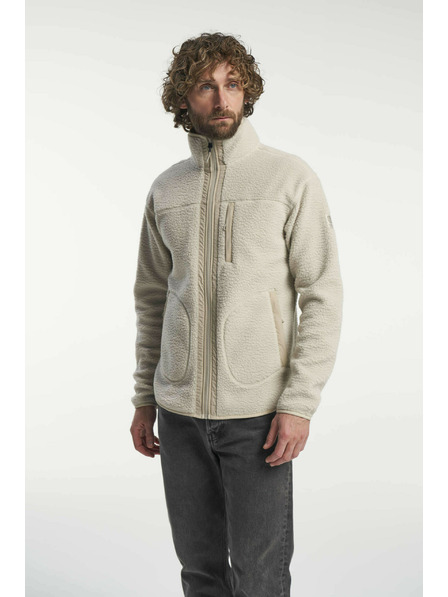 Tenson Pánská Fleecová Bunda Tenson Yoke Full Zip M Světle Béžová
