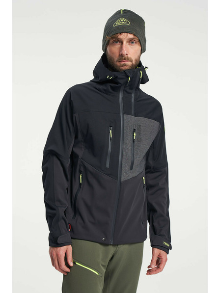 Tenson pánská skialpová softshellová bunda TENSON Touring Softshell M tmavě šedá