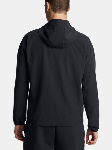 Under Armour Pánská bunda Under Armour UA Stretch Wvn WindbreakerEU-BLK