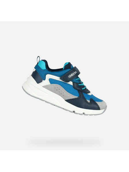 Geox Modré chlapecké tenisky Geox Rooner