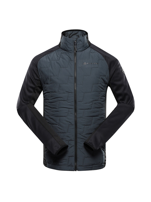 ALPINE PRO Pánská mikina z merino výplní ALPINE PRO JORW dark slate