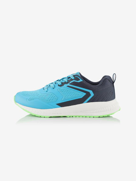 ALPINE PRO Sportovní běžecká obuv s antibakteriální stélkou ALPINE PRO NAREME neon atomic blue
