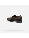 Geox Tmavě hnědé pánské mokasíny Geox Walk Pleasure F