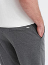 Ombre Clothing Pánské strukturované pletené kraťasy s elastickým pasem Ombre Clothing