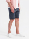 Ombre Clothing Pánské strukturované pletené šortky s pružným pasem Ombre Clothing