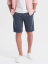 Ombre Clothing Pánské strukturované pletené šortky s pružným pasem Ombre Clothing