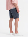 Ombre Clothing Pánské strukturované pletené šortky s pružným pasem Ombre Clothing