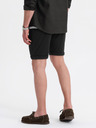Ombre Clothing Pánské pletené šortky s ohrnutými nohavicemi Ombre Clothing