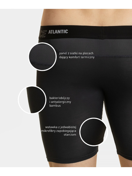 Atlantic Pánské boxerky ATLANTIC - šedé Velikost: