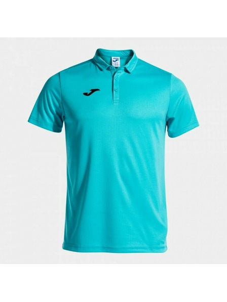 Joma Pánské polo tričko Joma Polo Shirt Hobby S/S Fluor Turquoise Velikost: