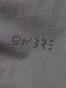 Ombre Clothing Pánské bavlněné tričko s dlouhým rukávem a lemováním a potiskem na hrudi Ombre Clothing