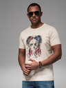 Ombre Clothing Pánské bavlněné tričko s potiskem Ombre Clothing