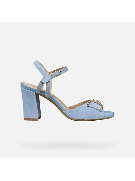 Geox Světle modré dámské sandály Geox New Eraklia 80