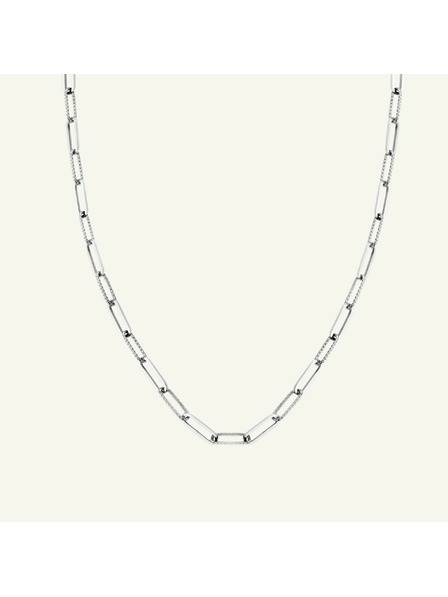 Rosefield Rosefield náhrdelník stříbrné barvy Hammered Chain JNHCS-J629