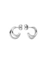Rosefield Rosefield náušnice stříbrné barvy Double Hoops JEDHS-J576