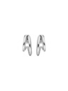 Rosefield Rosefield náušnice stříbrné barvy Double Hoops JEDHS-J576