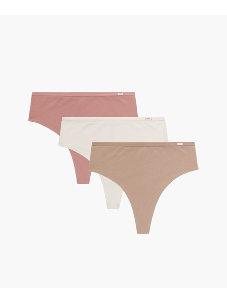Atlantic Dámské brazilky ATLANTIC 3Pack - vícebarevné