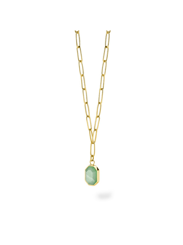 Rosefield Rosefield náhrdelník zlaté barvy Geometric Gemstone JNGGG-J664