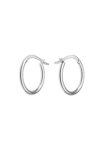 Rosefield Rosefield náušnice stříbrné barvy Large Hoops JELHS-J584
