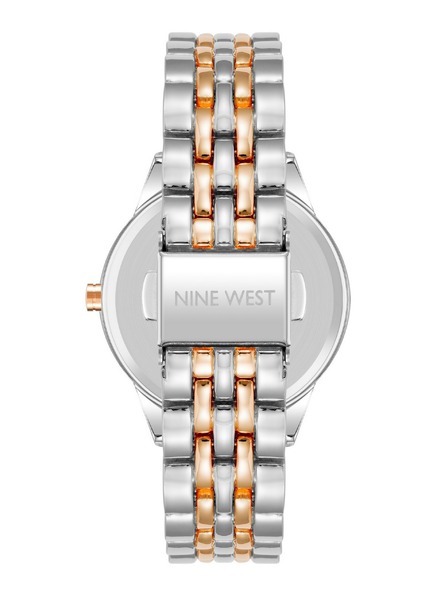 Nine West	 Dámské kulaté hodinky Nine West NW/2897SVRT