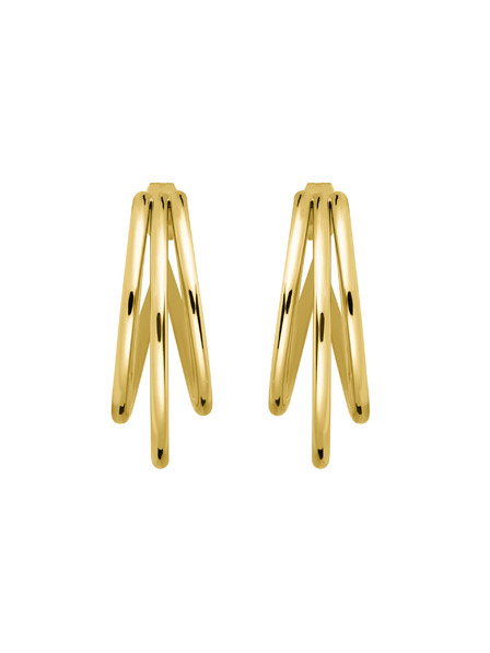 Rosefield Rosefield náušnice zlaté barvy Triple Hoops JETHG-J573