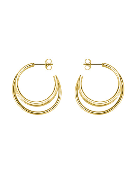 Rosefield Rosefield náušnice zlaté barvy Triple Hoops JETHG-J573