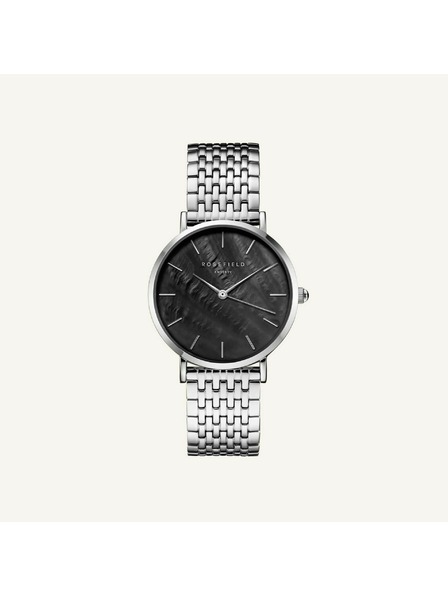 Rosefield Dámské hodinky Rosefield Upper East Side Black Silver UBSSS-U36