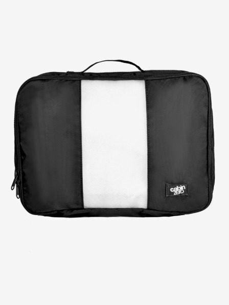 CabinZero Bílo-černý organizér CabinZero Packing Cube L Absolute (44L)
