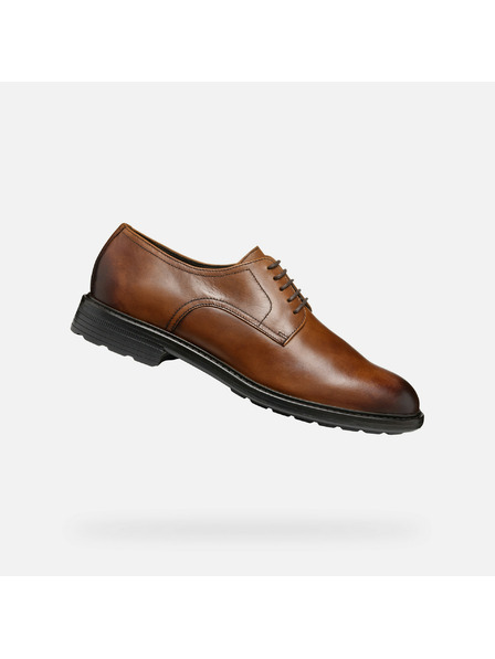 Geox Hnědá pánská běžná obuv Geox Walk Pleasure