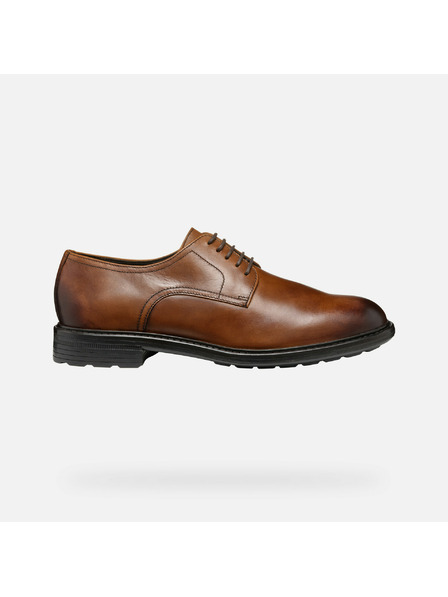 Geox Hnědá pánská běžná obuv Geox Walk Pleasure