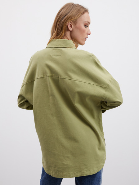 ZOOT.lab Světle zelená dámská svrchní oversize košile ZOOT.lab Becca
